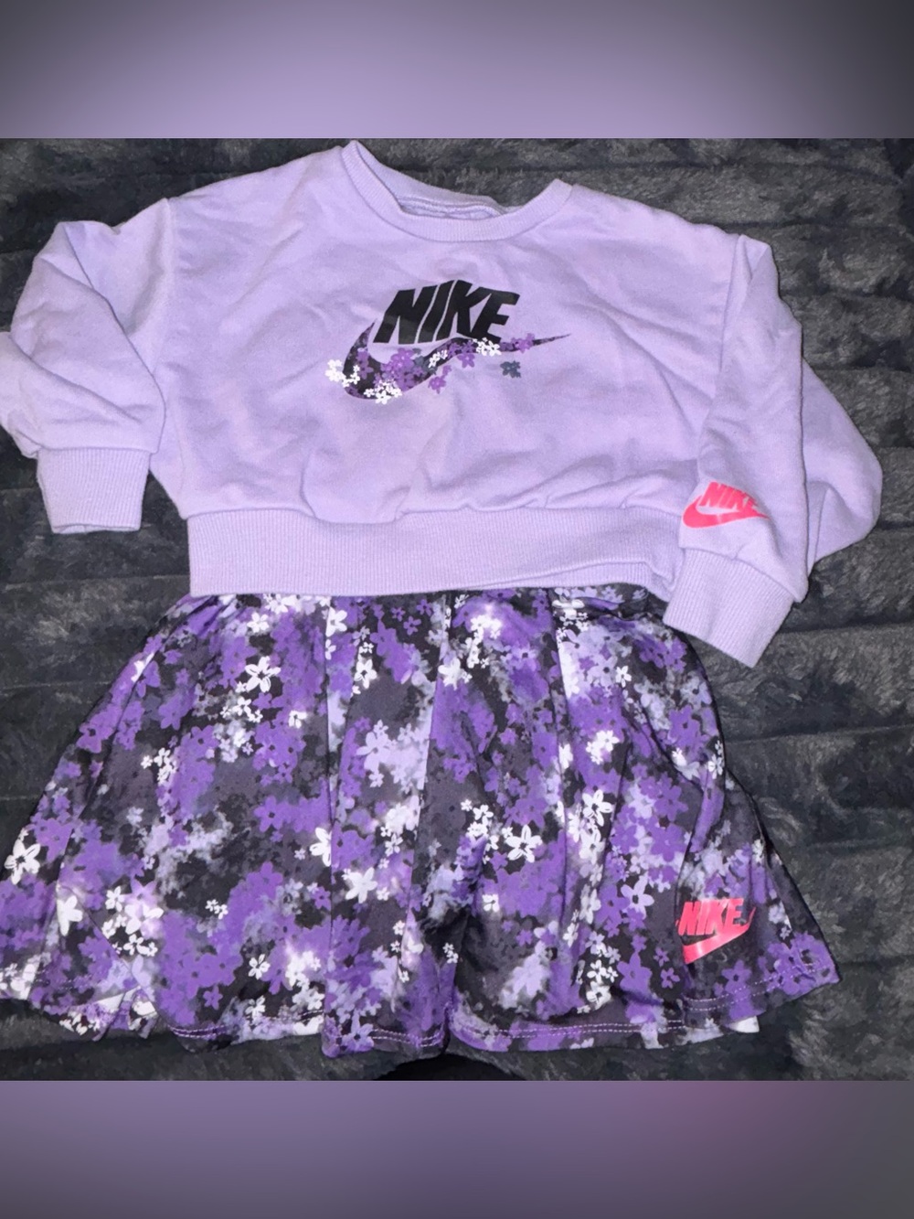 Nike Lilac Crewneck Sweatshirt - Soft Pastel Purple